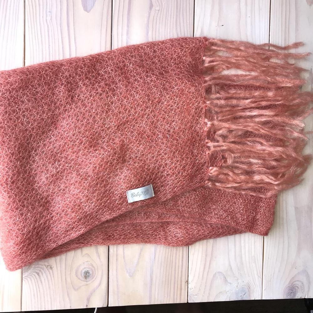 Dusty Rose BabyMo Mo Hair Lightweight Scarf